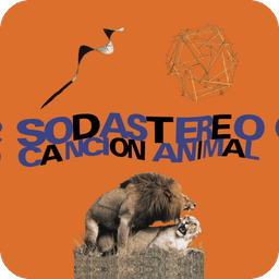 Sticker de Canción Animal, de Soda Stereo