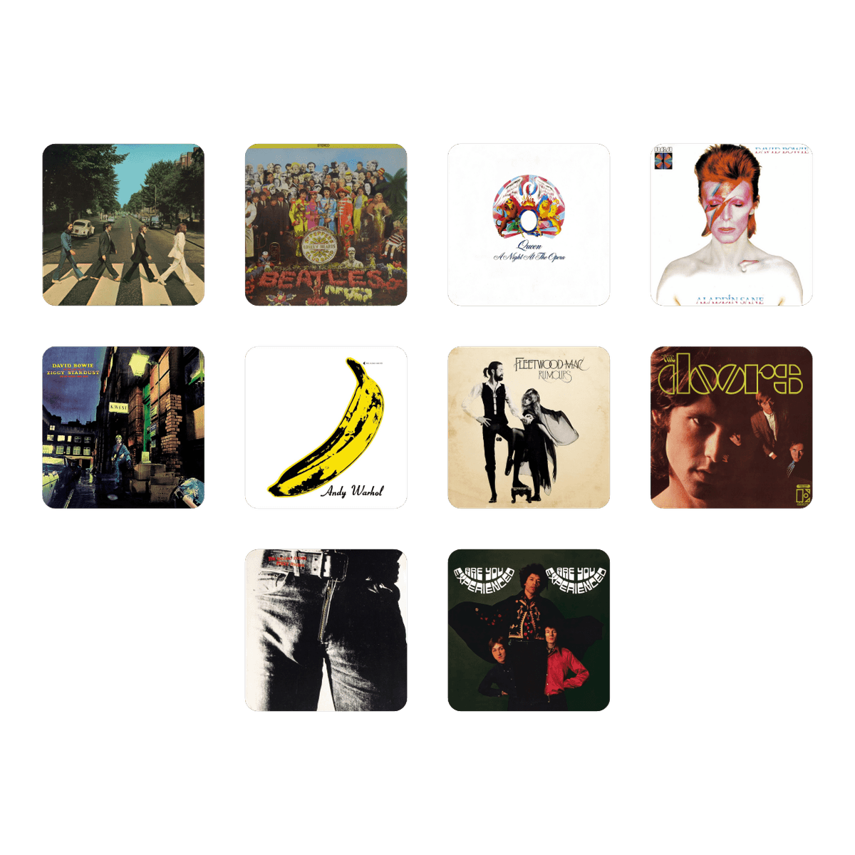 Los 10 stickers de Disquería 67–77