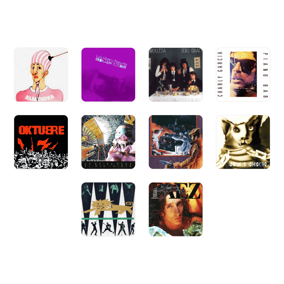 Los 10 stickers de Nacional de Culto